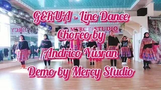 GERUA - Line Dance / Choreo by Andrico Yusran / Demo by Mercy Studio Palembang
