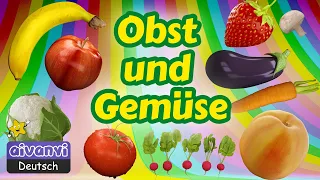 Obst und Gemüse 🌈 Wortschatz für Kinder auf Deutsch