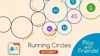 RUNNING CIRCLES by BoomBit Games | iOS App (iPhone, iPad) | Android Video Gameplay‬