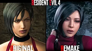 Ada Wong Comparison Resident Evil 4 Remake vs Original | 2K 60 FPS #re4remake