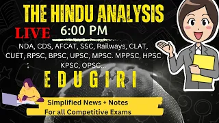 The Hindu Analysis 4th April, 2023 For beginners/Editorial/Vocab CDS/CUET/CLAT/NDA/LLB/SET/SSC/MHCET