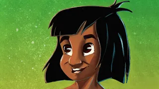 Digital Painting - Mowgli from Disney's The Jungle Book completed in Photoshop.