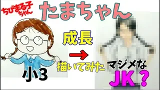 【ちびまる子ちゃん】たまちゃんをアレンジして描いてみた【コピック】