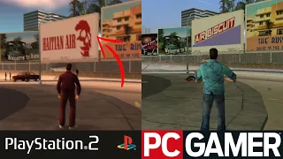 GTA Vice City - Diferencias entre las versiones de PS2 y PC