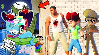 Jack Play Hide & Kill With Little Motu,Patlu,Shinchan & Franklin | In Gta V.