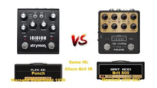 Strymon Iridium Punch vs NUX Amp Academy Brit 800