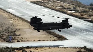 Hellenic Army Aviation CH-47D Chinook in Kastellorizo island.