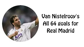 The Dutch goal machine ⚽ Ruud van Nistelrooy all goals for Real Madrid ⚽ 64 goals!