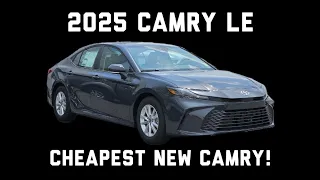 Finally! 2025 Toyota Camry LE: First Impressions!