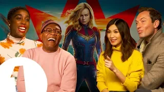 The Captain Marvel cast on keeping the MCU's secrets: "I didn't say anything to anyone!"
