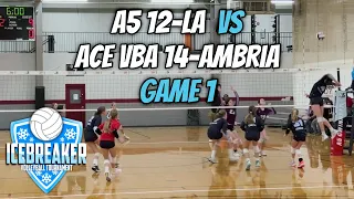 2024 Icebreaker Pool Play Game 1 - A5 12-LA vs ACE VBA 14-Ambria