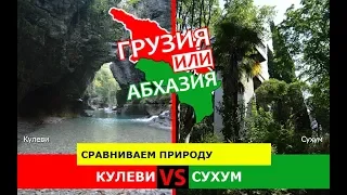 Грузия VS Абхазия 🐟  Сравниваем природу. Кулеви и Сухум