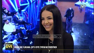 Bruno dhe Florjana ngacmohen live në studio, ja për çfarë debatuan-Shqipëria Live