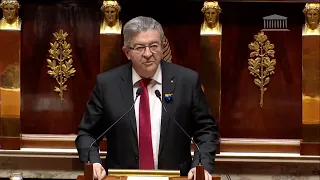 Guerre en Ukraine : discours de Mélenchon à l'Assemblée nationale