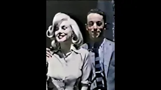 Marilyn Monroe with friend/fan James Haspiel at "The Misfits" costume/hair tests 1960. #shorts #star