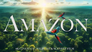 Amazon 4K - Cinematic Wildlife Film | Scenic Relaxation