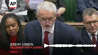 British opposition leader Jeremy Corbyn