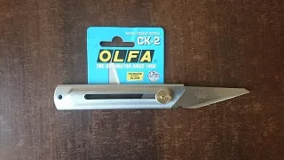 Нож OLFA CK-2, Unboxing, обзор.