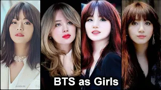 BTS as Girls 😇💜🔥 (Female Version)