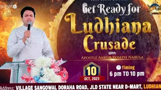 GOOD NEWS IN LUDHIANA CRUSADE (10-10-2023) || Ankur Narula Ministries #crusade