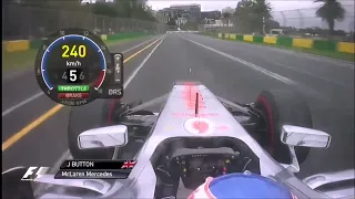 Mclaren MP4   28 by rs  J Button Onboard Melbourne F1 2013