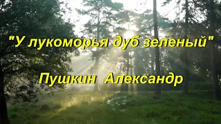 Пушкин Александр "У лукоморья дуб зеленый" стихи