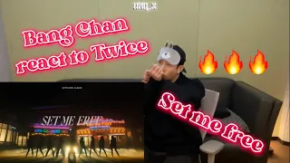 Stray Kids’s #BangChan react to #Twice “SET ME FREE” MV @TWICE @Stray Kids