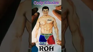 Cody Rhodes journey Drawing | Part-2 | ATA | Vertical video..