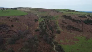Drone flight Scorton - Wyersdale Lake and view of Nicky Nook
