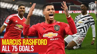 Marcus Rashford reaches 75 goals for Manchester United | Every Goal