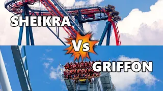 Coaster Duel! Griffon Vs SheiKra (Battle of the Dive Coasters)