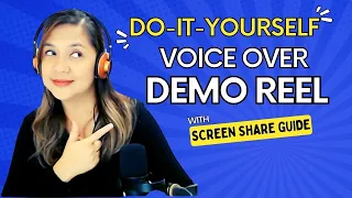 HOW TO MAKE YOUR OWN VOICE-OVER DEMO REEL| STEP BY STEP SHARE SCREEN GUIDE