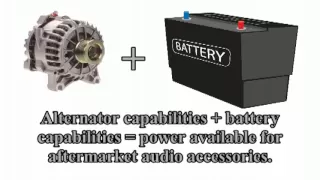 Car Audio 101 - Battery Tutorial for car audio amplifier upgrades