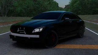 Черный банан! Шашки на банане. Шашки в Assetto corsa. Шашки на Mercedes Benz CLS 63S AMG.