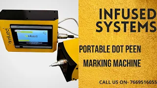 PORTABLE DOT PEEN MARKING MACHINE I DOT PEEN MACHINE I HANDHELD MACHINE I INFUSED SYSTEMS