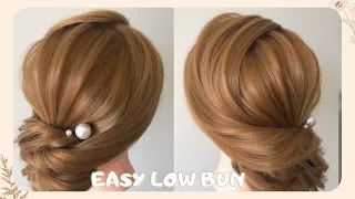 BUN TUTORIAL! Bridal Hairstyle 2021! Easy updo 盤髮 教學 No.18