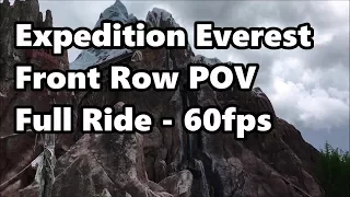 Expedition Everest | Front Row POV | Disney's Animal Kingdom | 60fps