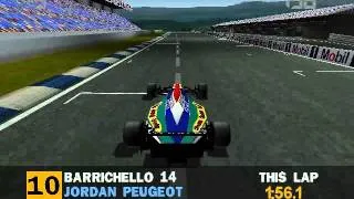 Formula 1 (95) - 9: Barrichello at Hockenheim