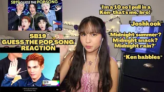 SB19 Guess The Pop Song In One Second Challenge on REACT | REACTION