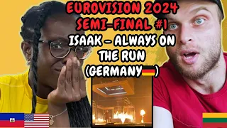 REACTION TO Isaak - Always on the Run (Germany 🇩🇪 Eurovision 2024 Semi-Final #1)