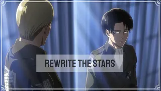 AMV | Rewrite the stars | Erwin x Levi | AOT S3 | Sushi