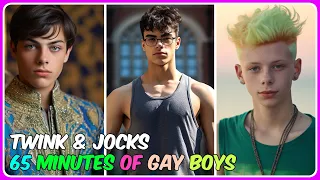 🩷 60 Minutes of Pure GAY Beauty 🩷 ENJOY the Most Beautiful GAY BOYS on YouTube 🏳️‍🌈 🏳️‍⚧️ (AI)