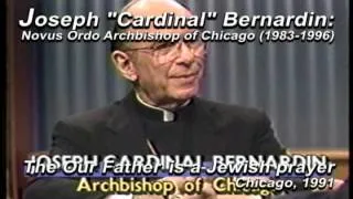 Jewish-Masonic Vatican II Cardinal Bernardin: Our Father is a Jewish Prayer