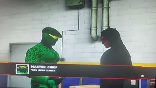 the new world champion is confronted by a former champion (lone Wolf wrestling WWE2k14)