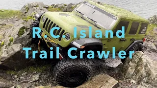 R.C. Rock Crawling. Axial Scx6 Jeep rock crawling in the rain at Piper’s Lagoon. Part 2/3