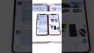 iPhone XR vs iPhone 12 Speed test a A12 BIONIC vs a A14 BIONIC - SUBSCRIBE #Shorts