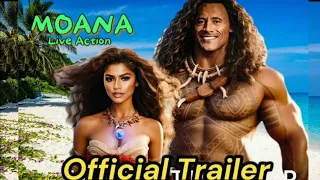 MOANA LIVE ACTION - Official Trailer (2024) Dwayne Johnson, Zendaya, Disney Studios