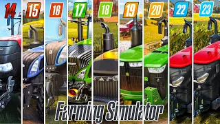 Fs14 vs Fs15 vs Fs16 vs Fs17 vs Fs18 vs Fs19 vs Fs20 vs Fs22 vs Fs23 | Evolution | Timelapse |