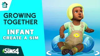 EARLY ACCESS 👀 | SIMS 4 GROWING TOGETHER 💛 | INFANTS CREATE A SIM 👶🏾