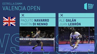 🇬🇧 Semifinal Highlights English Galán/Lebrón Vs Navarro/Di Nenno Estrella Damm Valencia Open